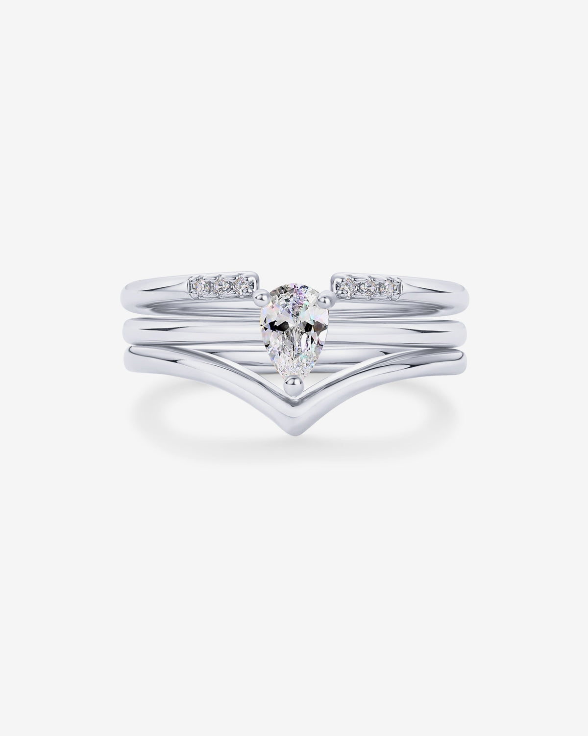 Dahlia Stackable Ring Set