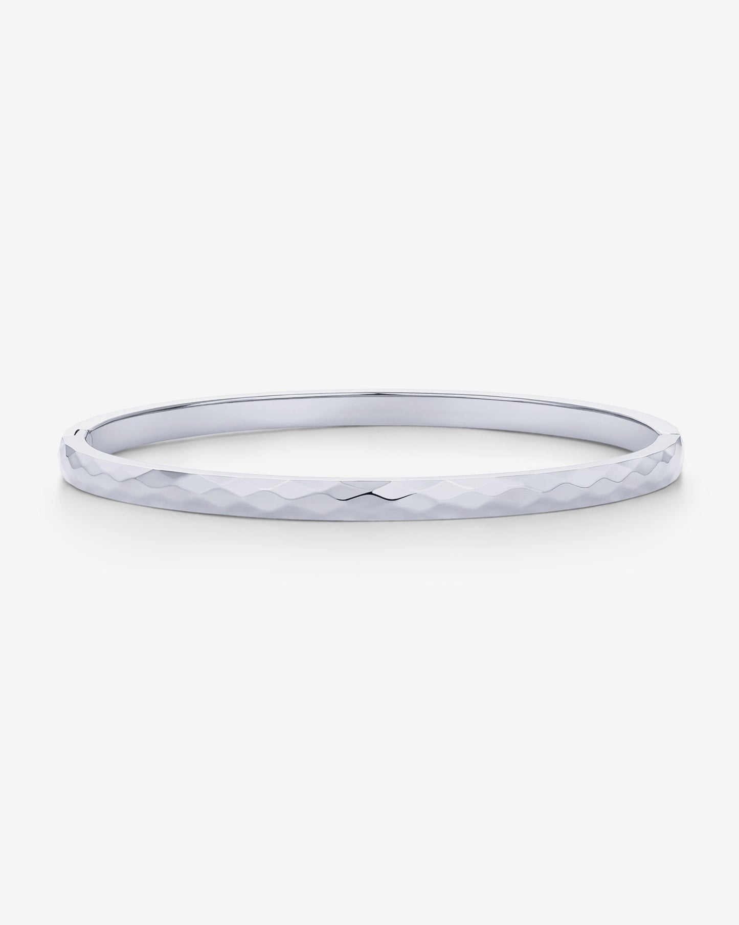 Faceted Bangle Bracelet
