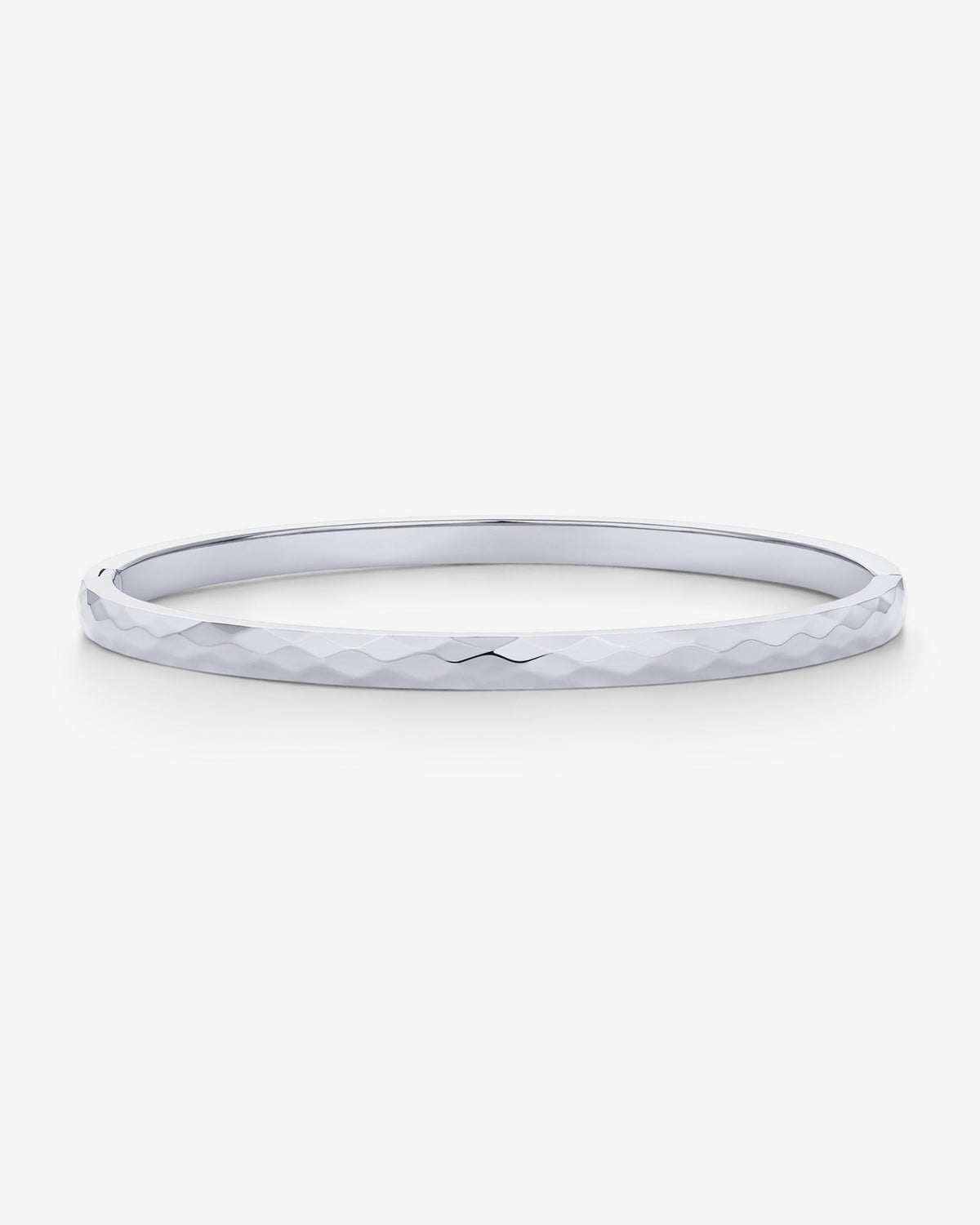 Faceted Bangle Bracelet