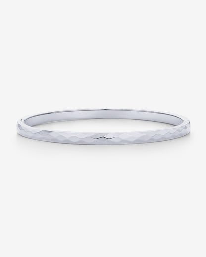 Faceted Bangle Bracelet