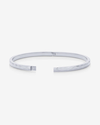 Faceted Bangle Bracelet