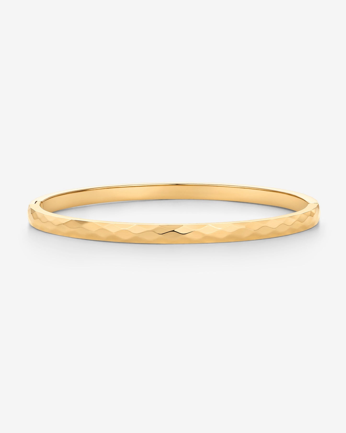 Faceted Bangle Bracelet