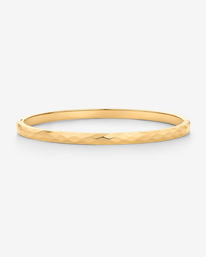 Faceted Bangle Bracelet