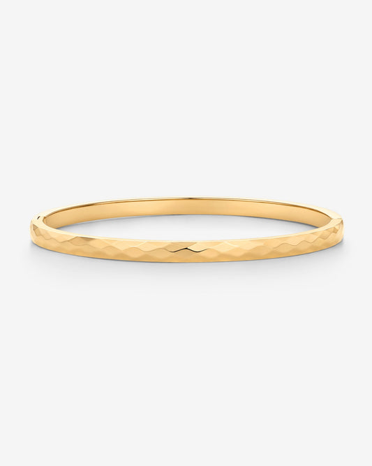 Faceted Bangle Bracelet