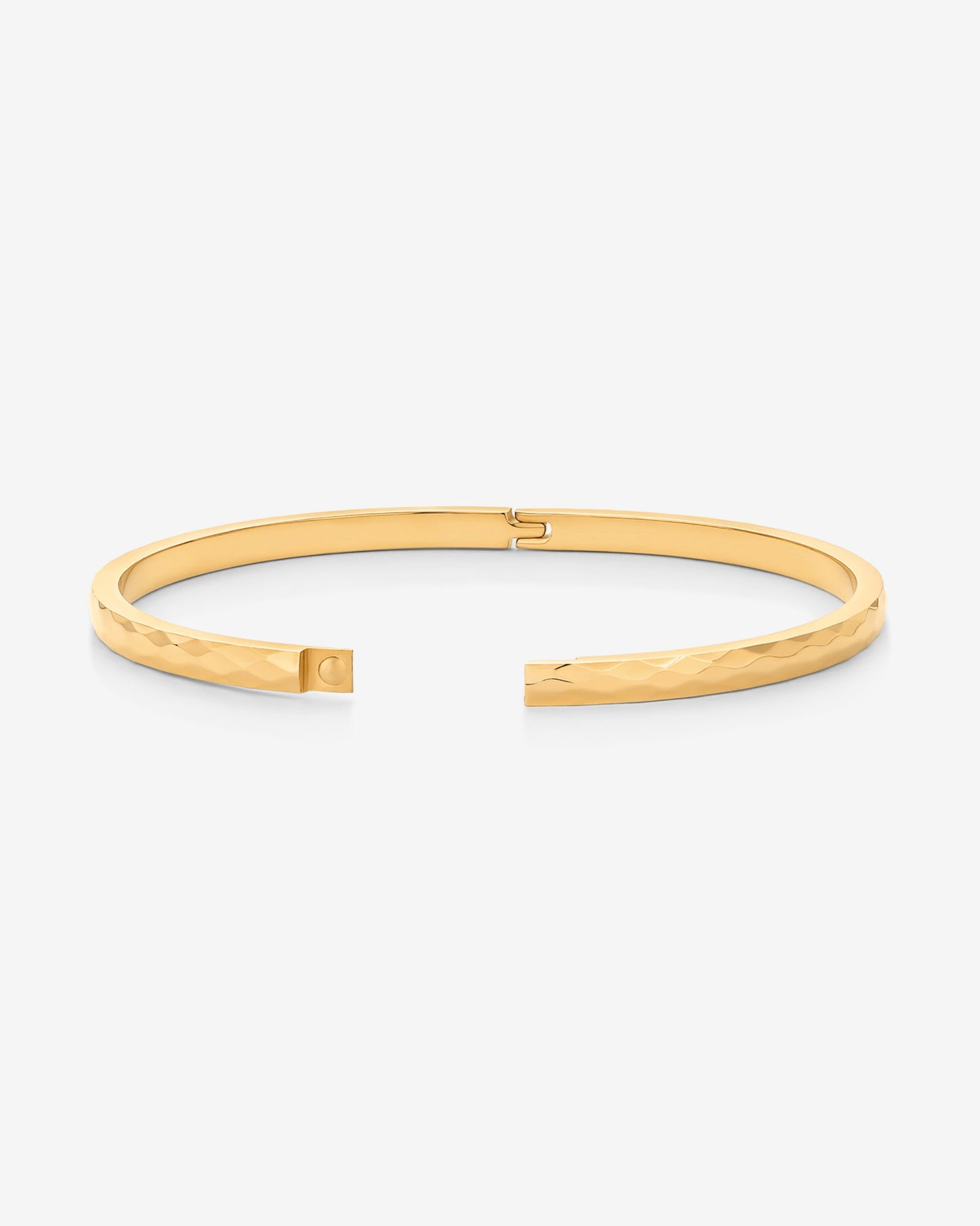 Faceted Bangle Bracelet