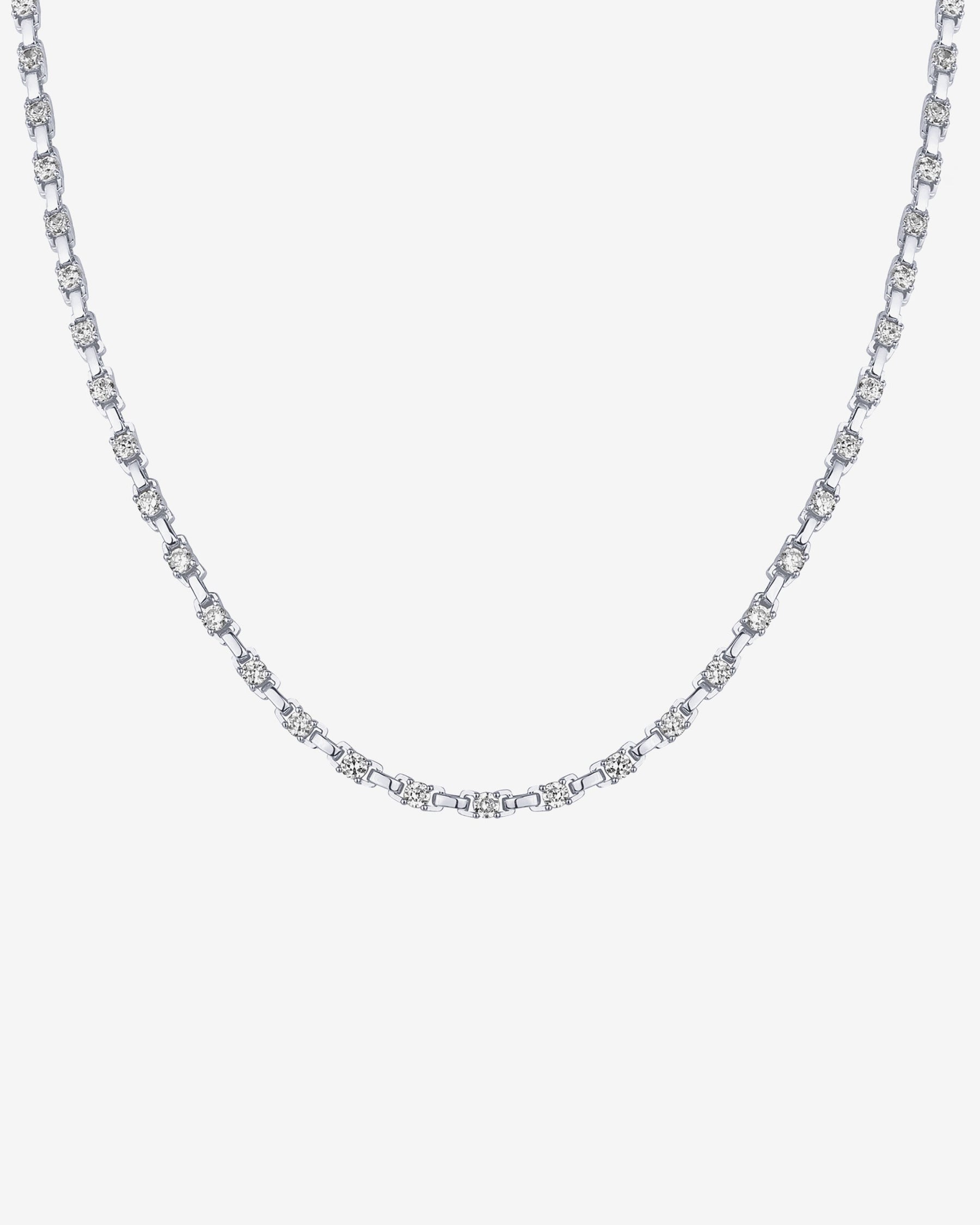 Station Tennis Necklace