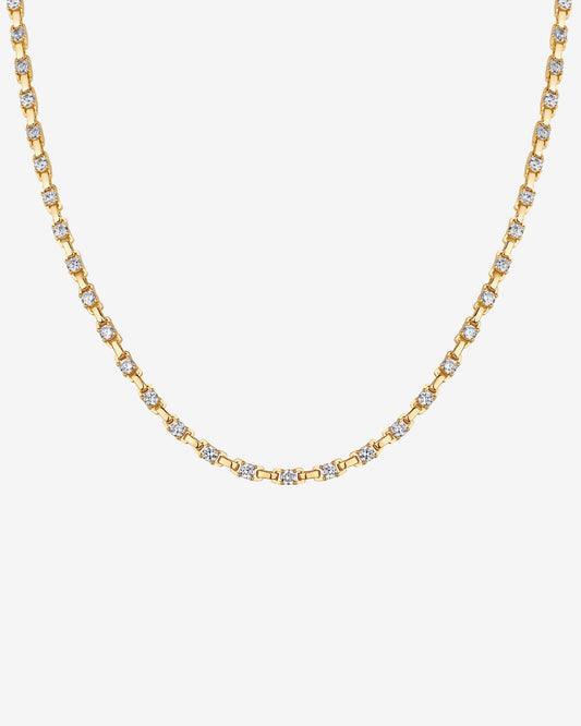 Station Tennis Necklace
