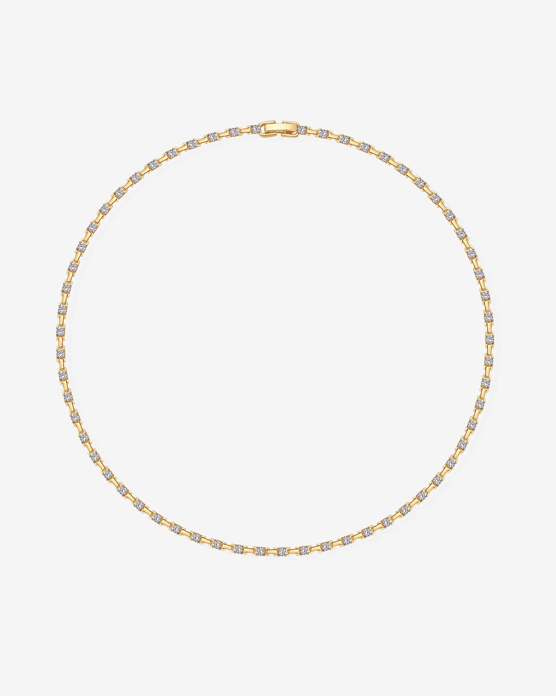 Station Tennis Necklace