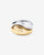Chunky Two-Toned Stackable Ring Set