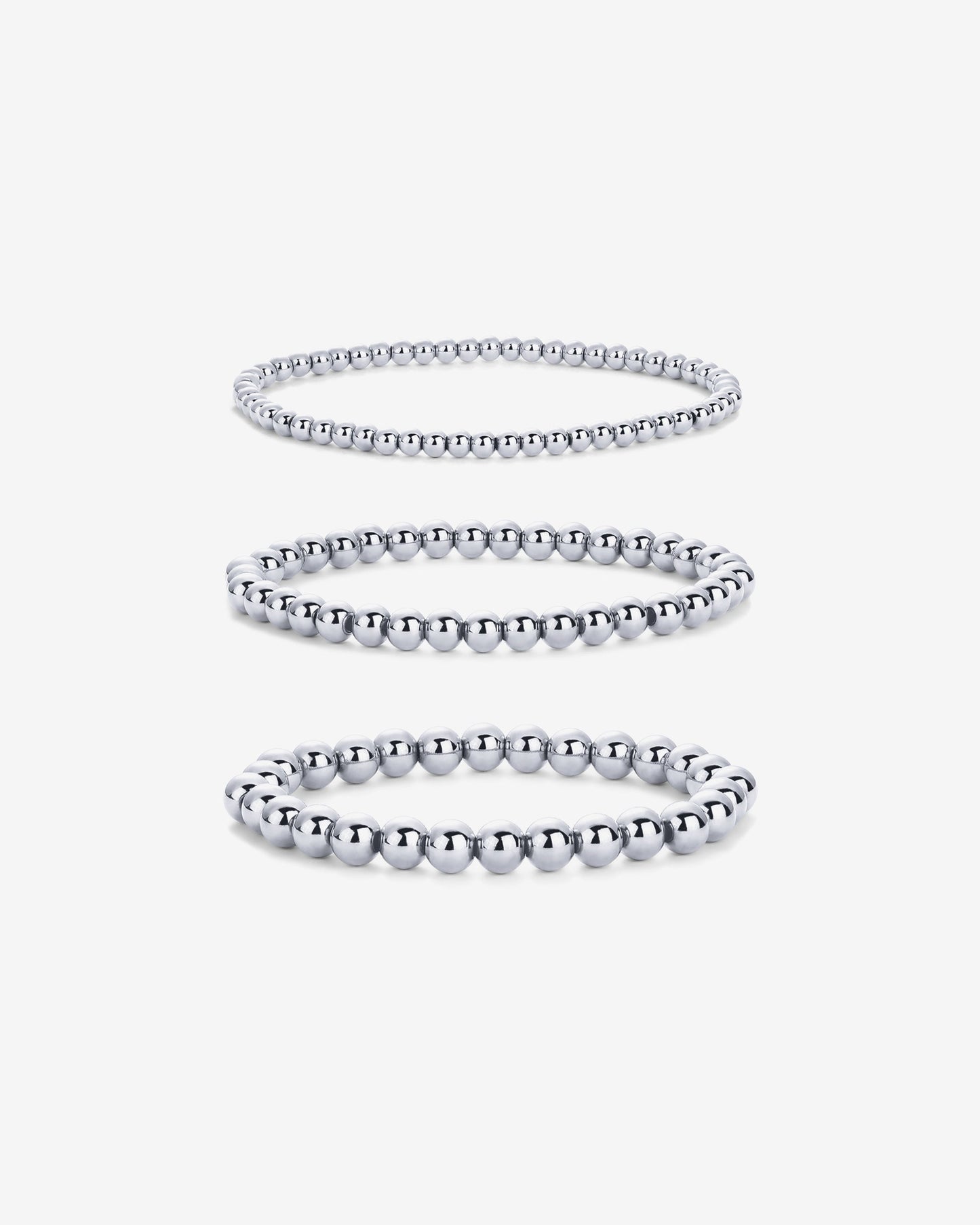 Beaded Stretch Bracelet Trio