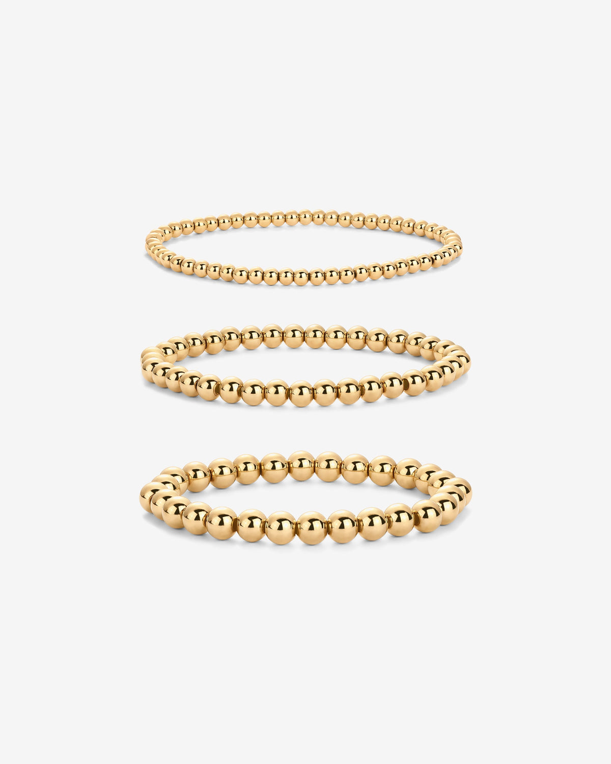 Beaded Stretch Bracelet Trio