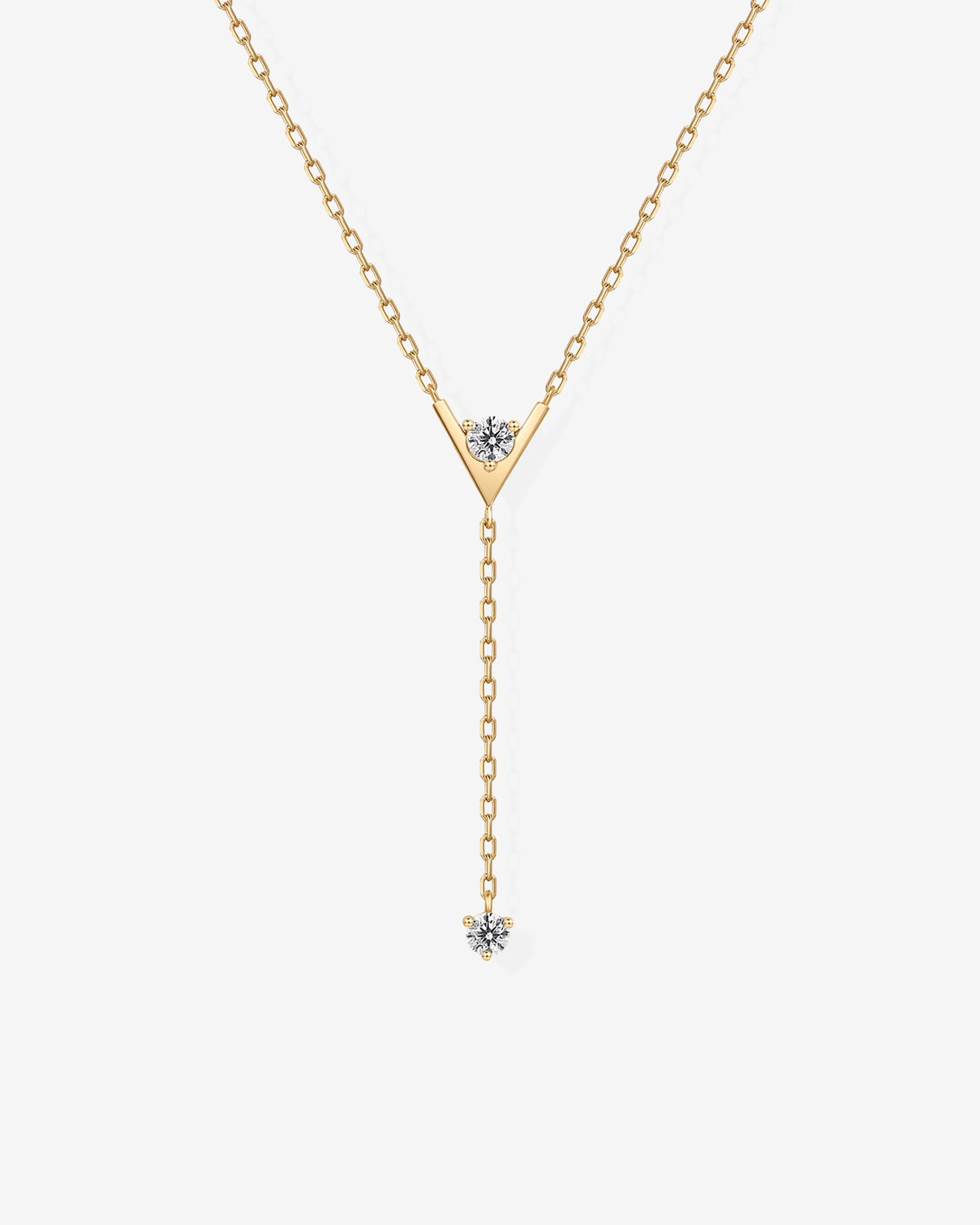 Mini Drop Lariat Necklace