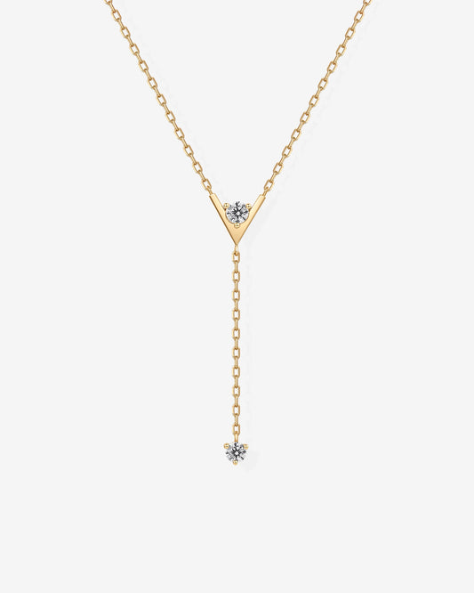 Mini Drop Lariat Necklace