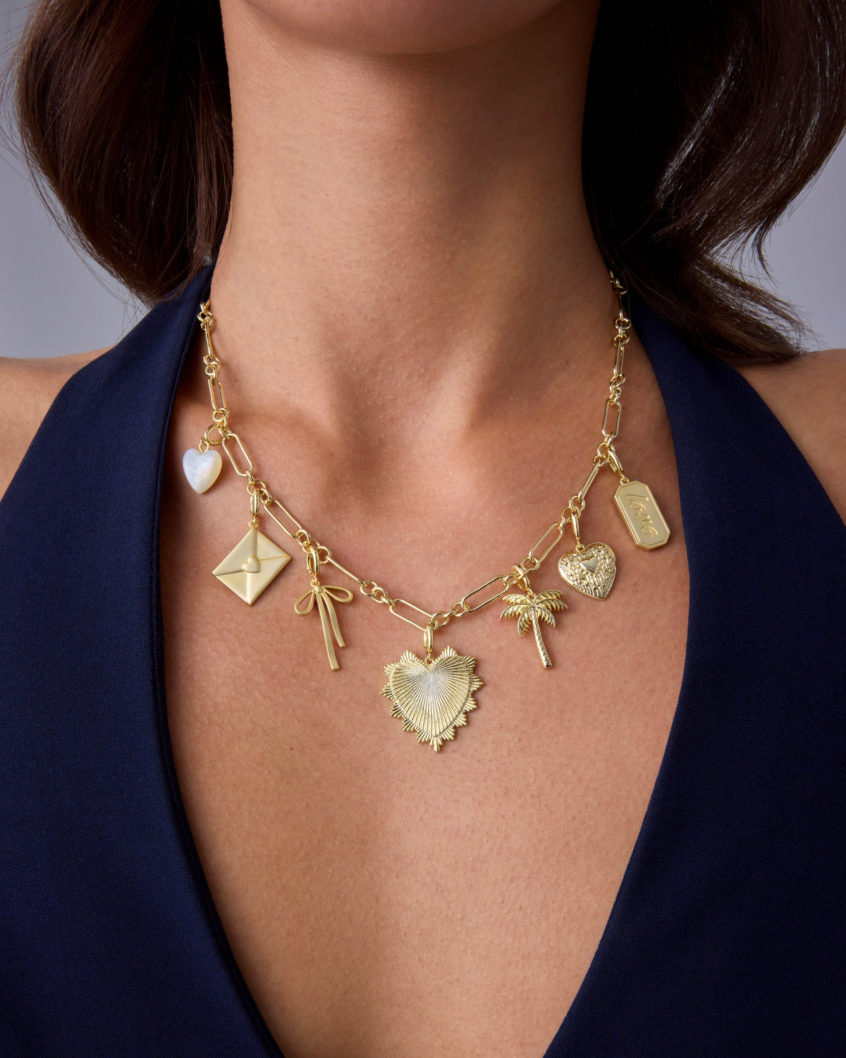 Chunky Charm Necklace