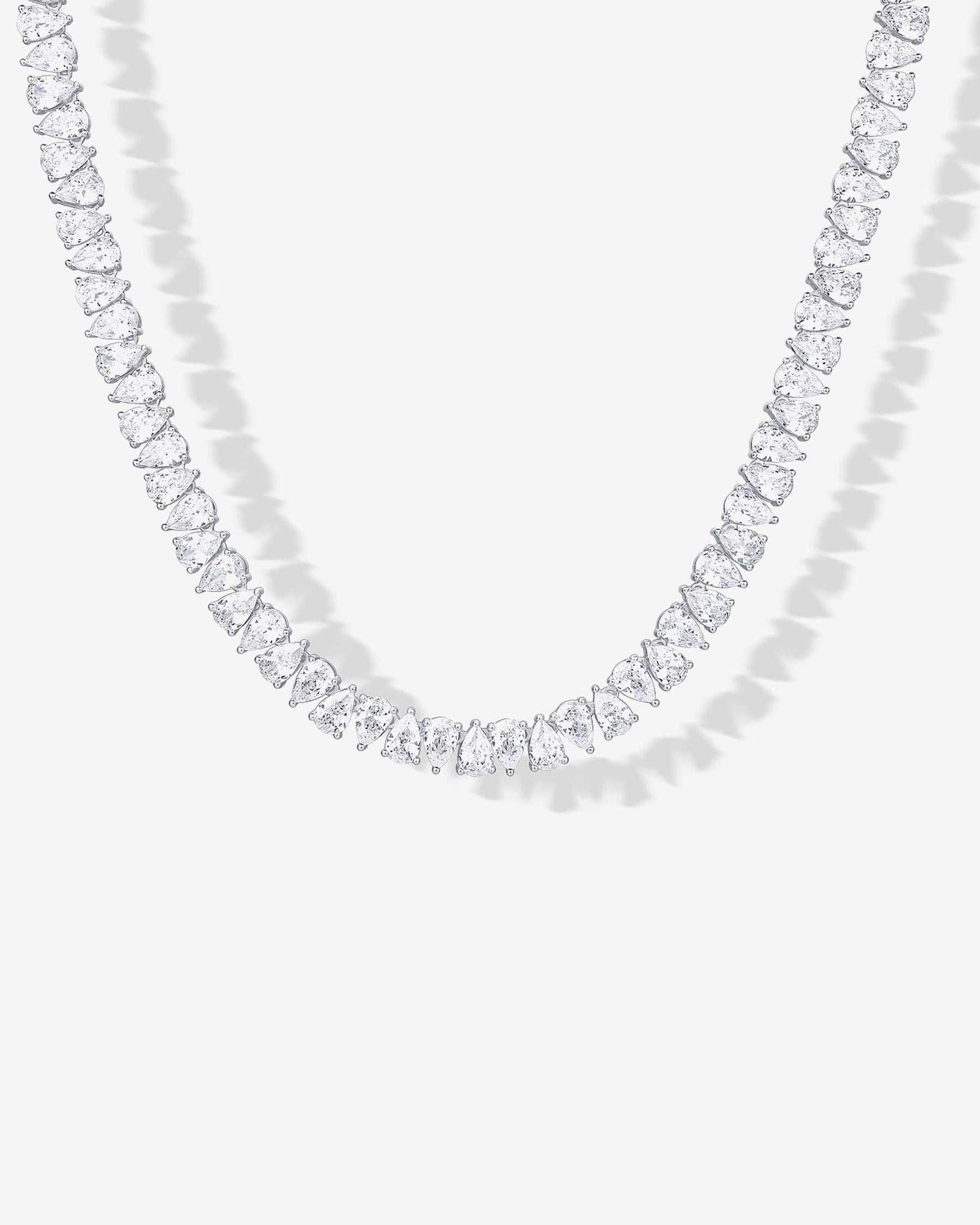 Pear Tennis Necklace