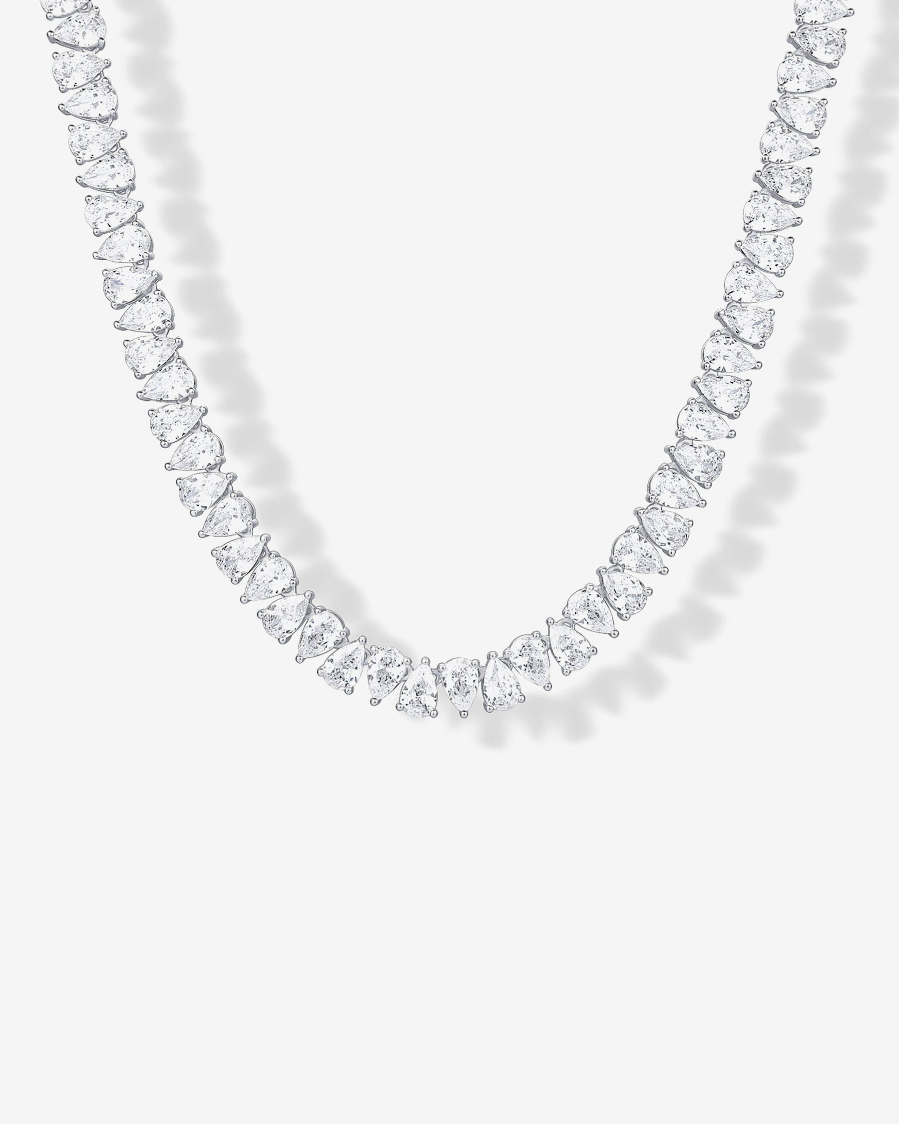 Pear Tennis Necklace