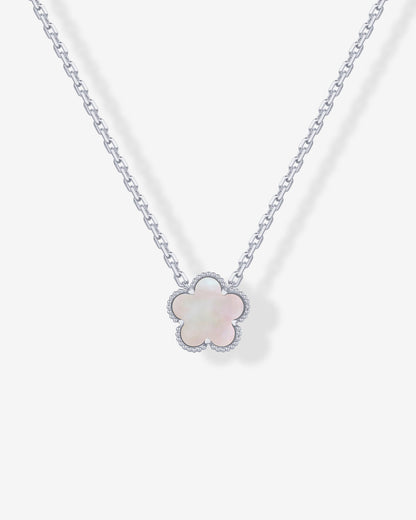 Gemstone Clover Necklace