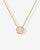 Gemstone Clover Necklace