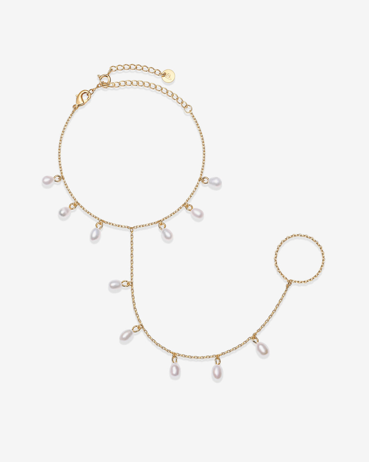 Boho Pearl Hand Chain