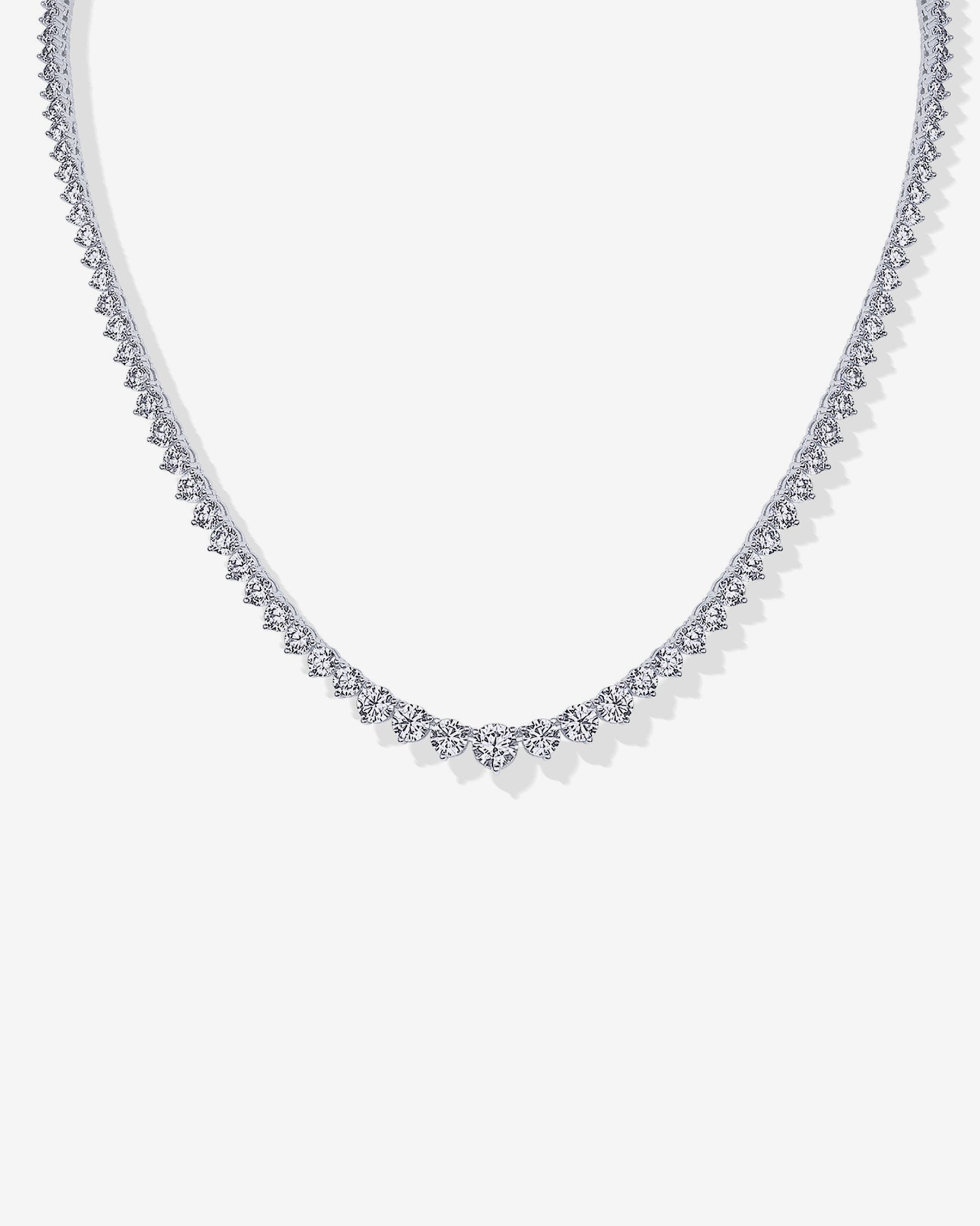 Graduated Tennis Necklace