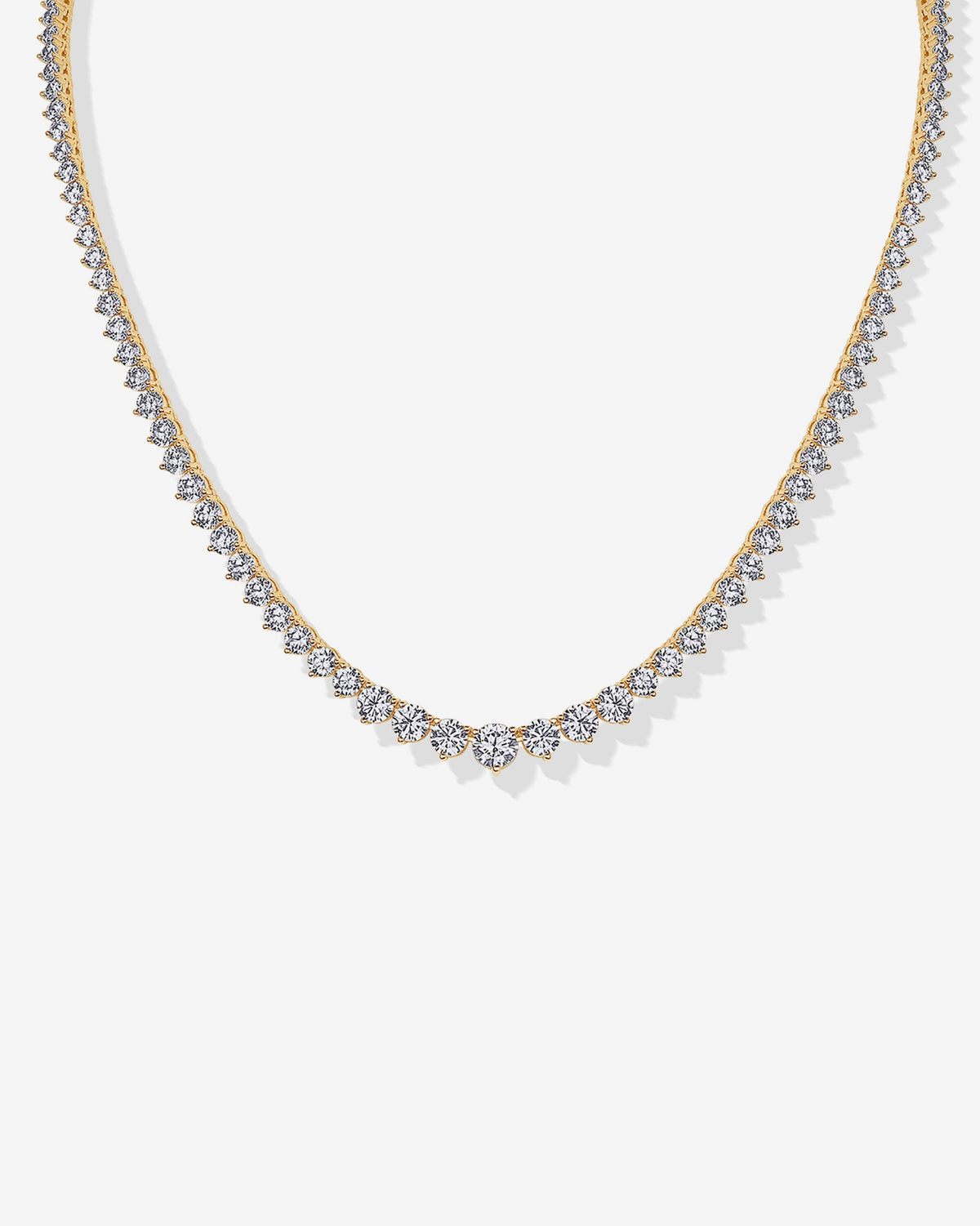 Graduated Tennis Necklace