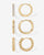 Aurora Trilogy Hoops Set