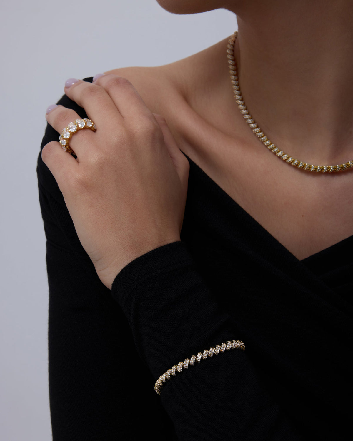 Marquise Shaped Tennis Bracelet