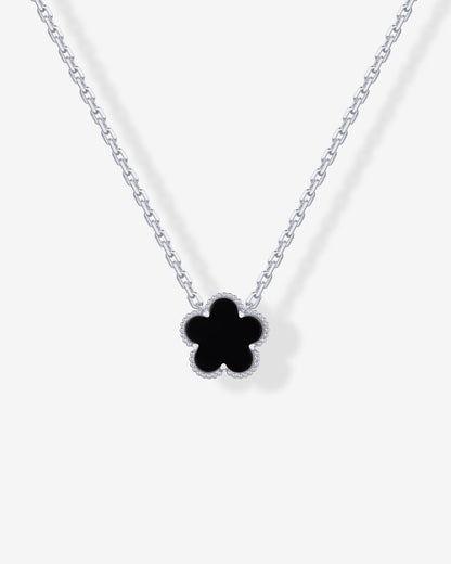Gemstone Clover Necklace