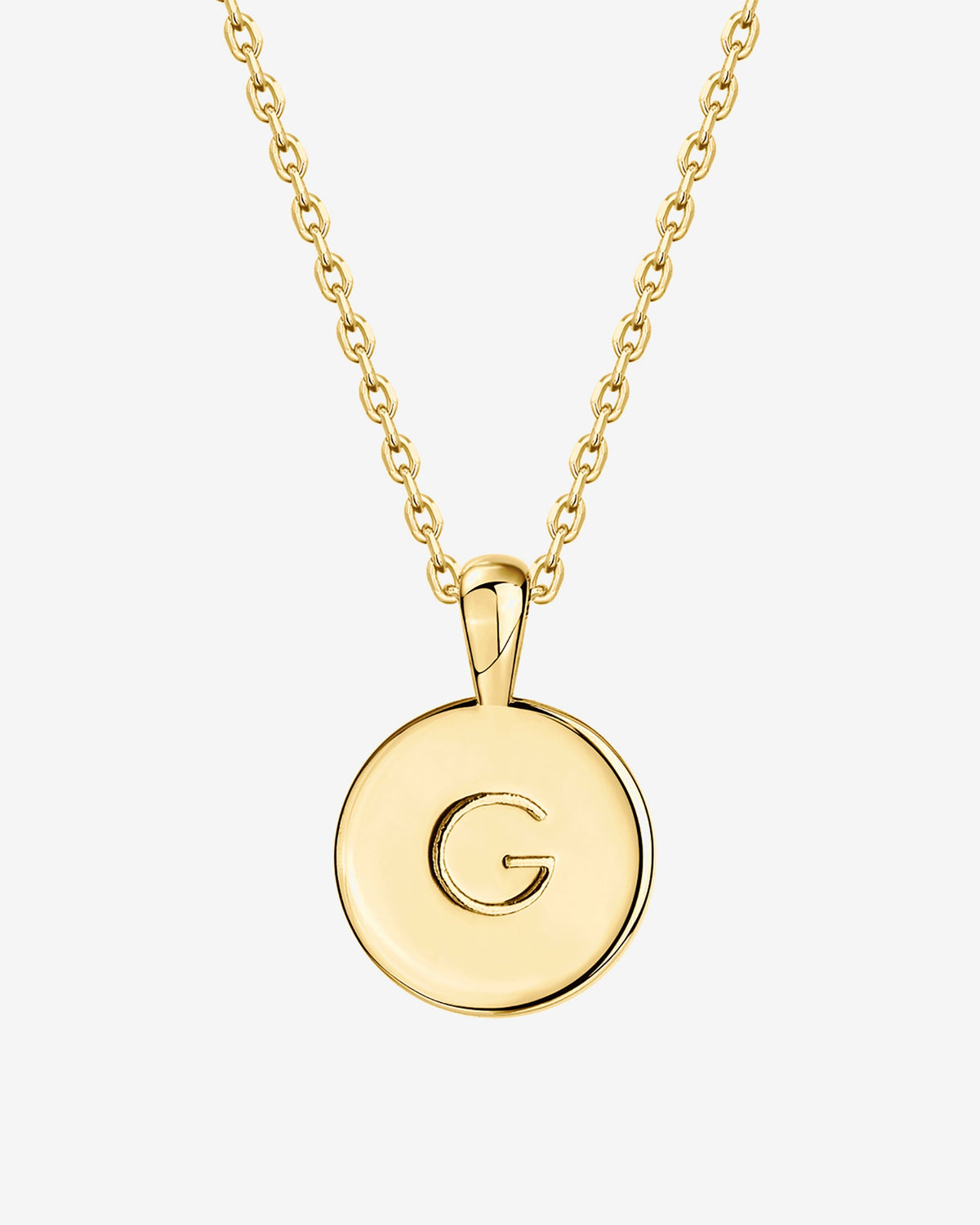 Initial Disc Pendant