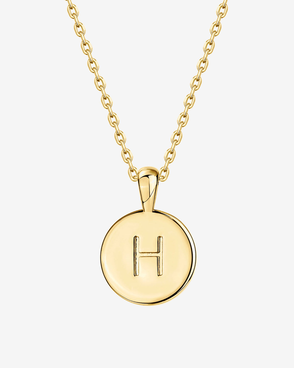 Initial Disc Pendant