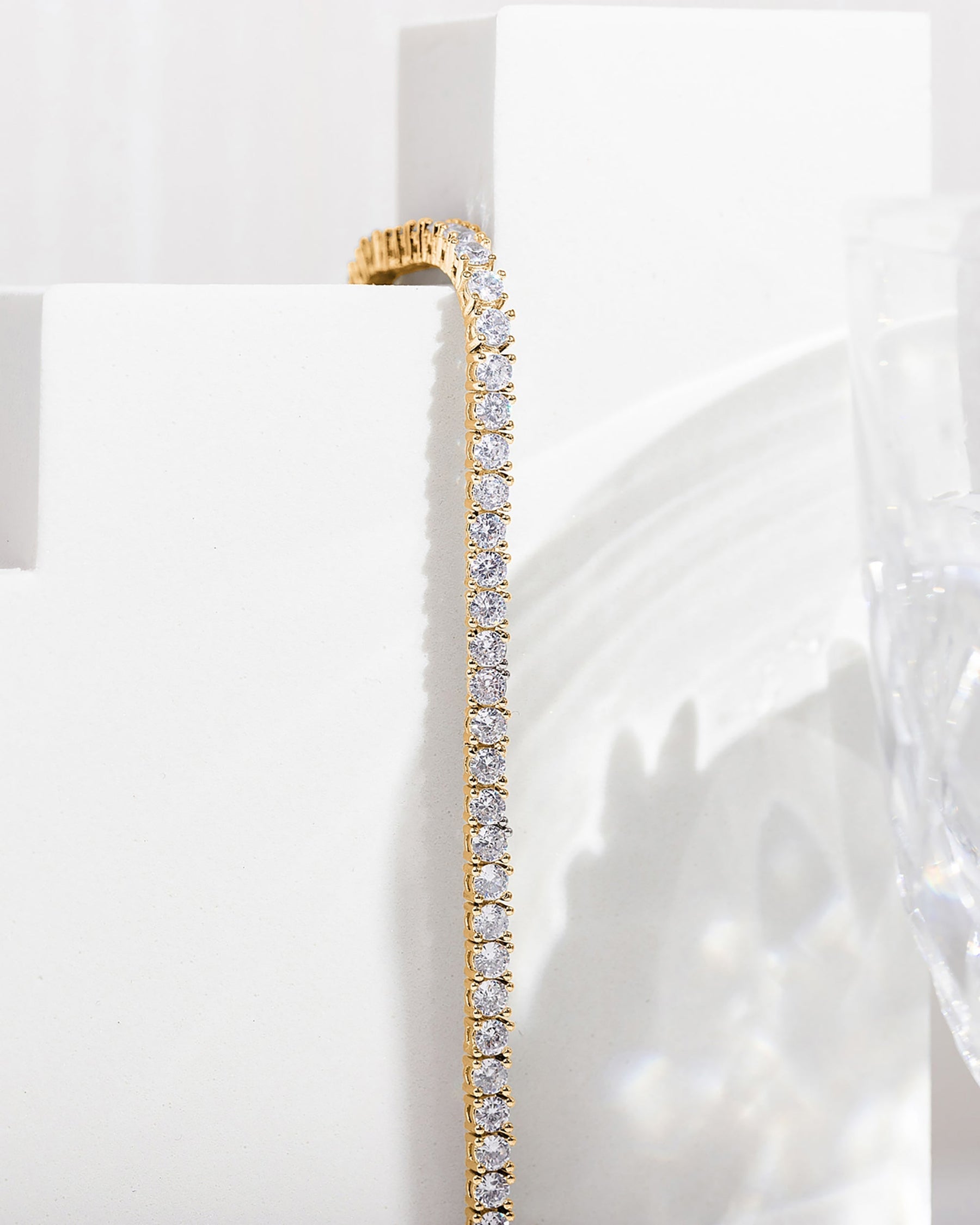 Classic 3mm Round Cut Cubic Zirconia Tennis Bracelet