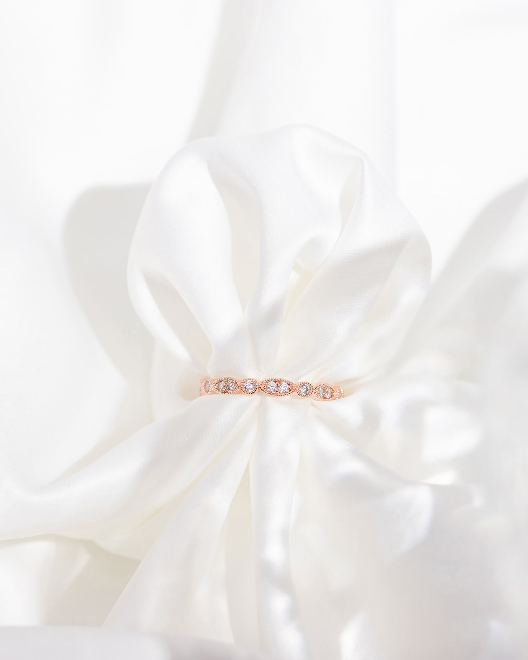 Round Milgrain Eternity Band
