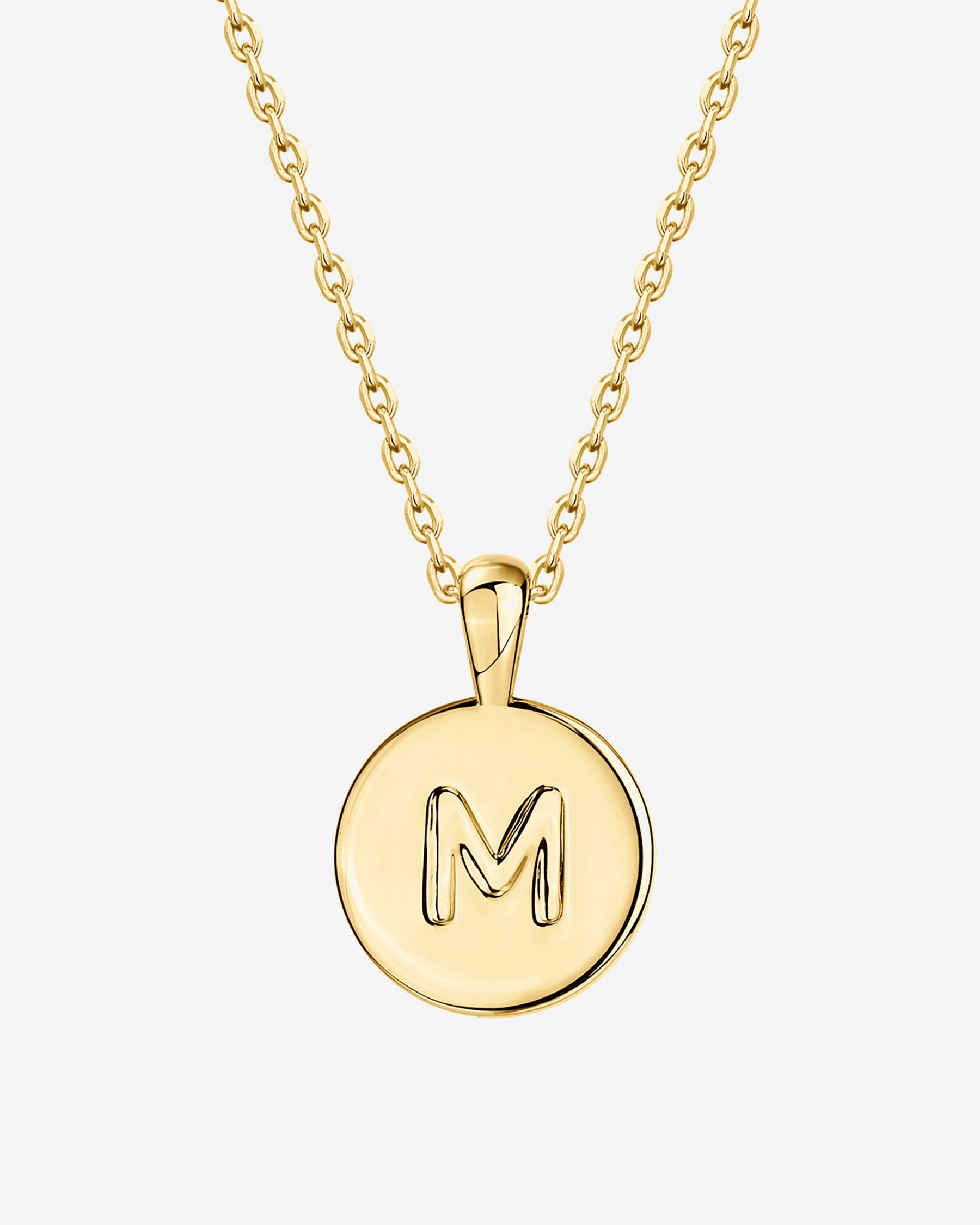 Initial Disc Pendant