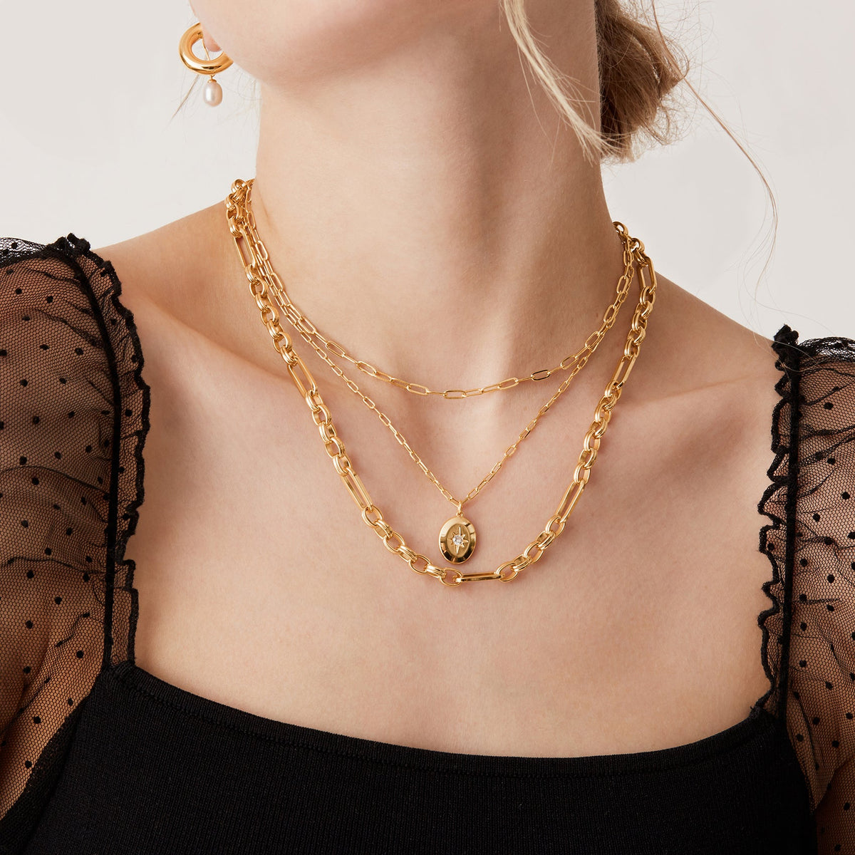 Double Star Pendant