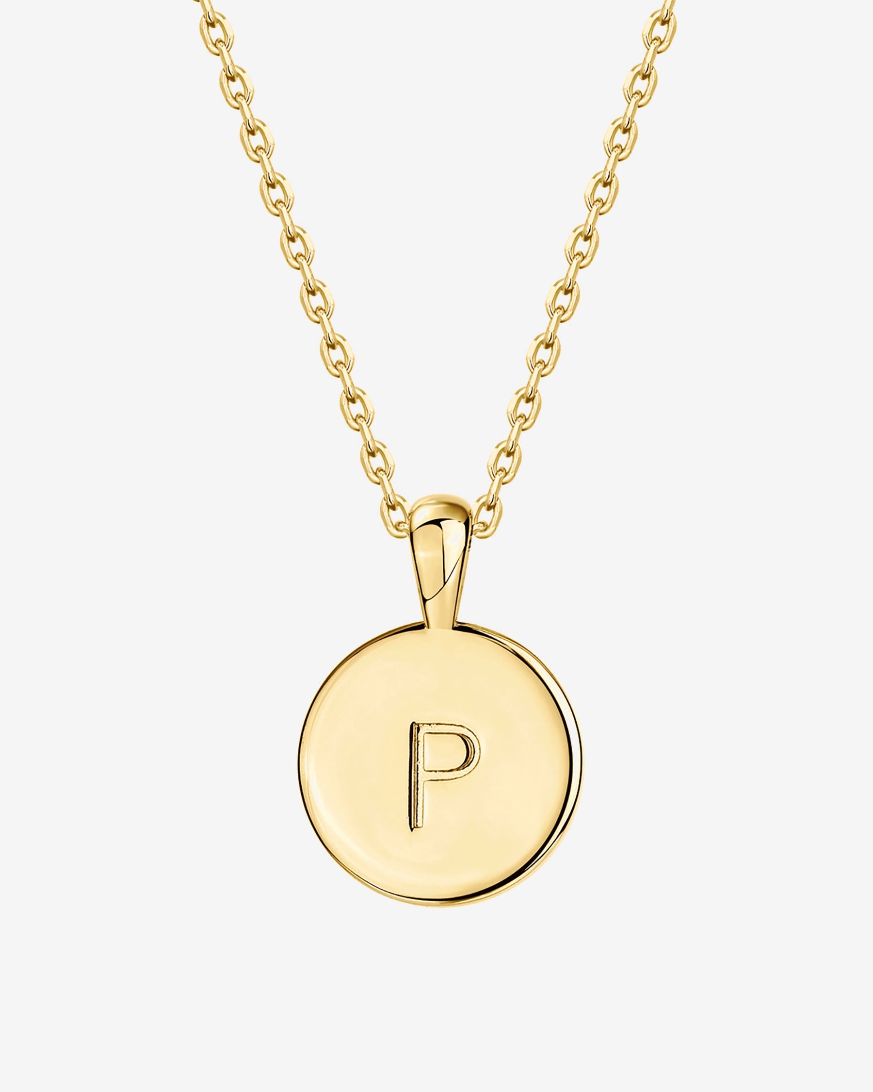 Initial Disc Pendant