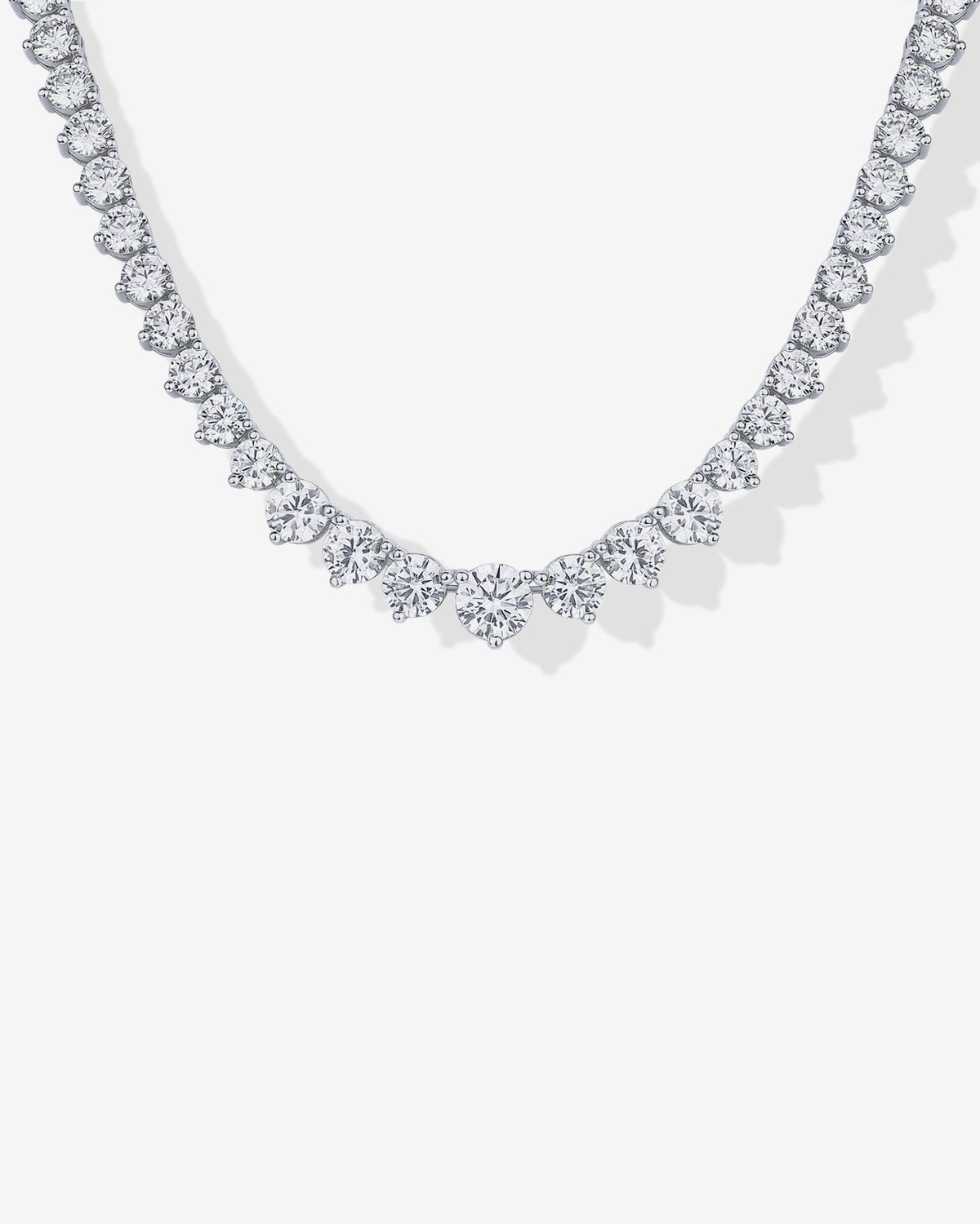 Graduated Tennis Necklace